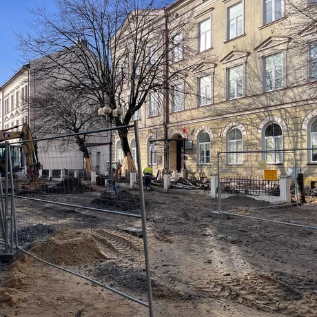 Przebudowa ul. Grunwaldzkiej w Rzeszowie [luty 2024] - fot 8